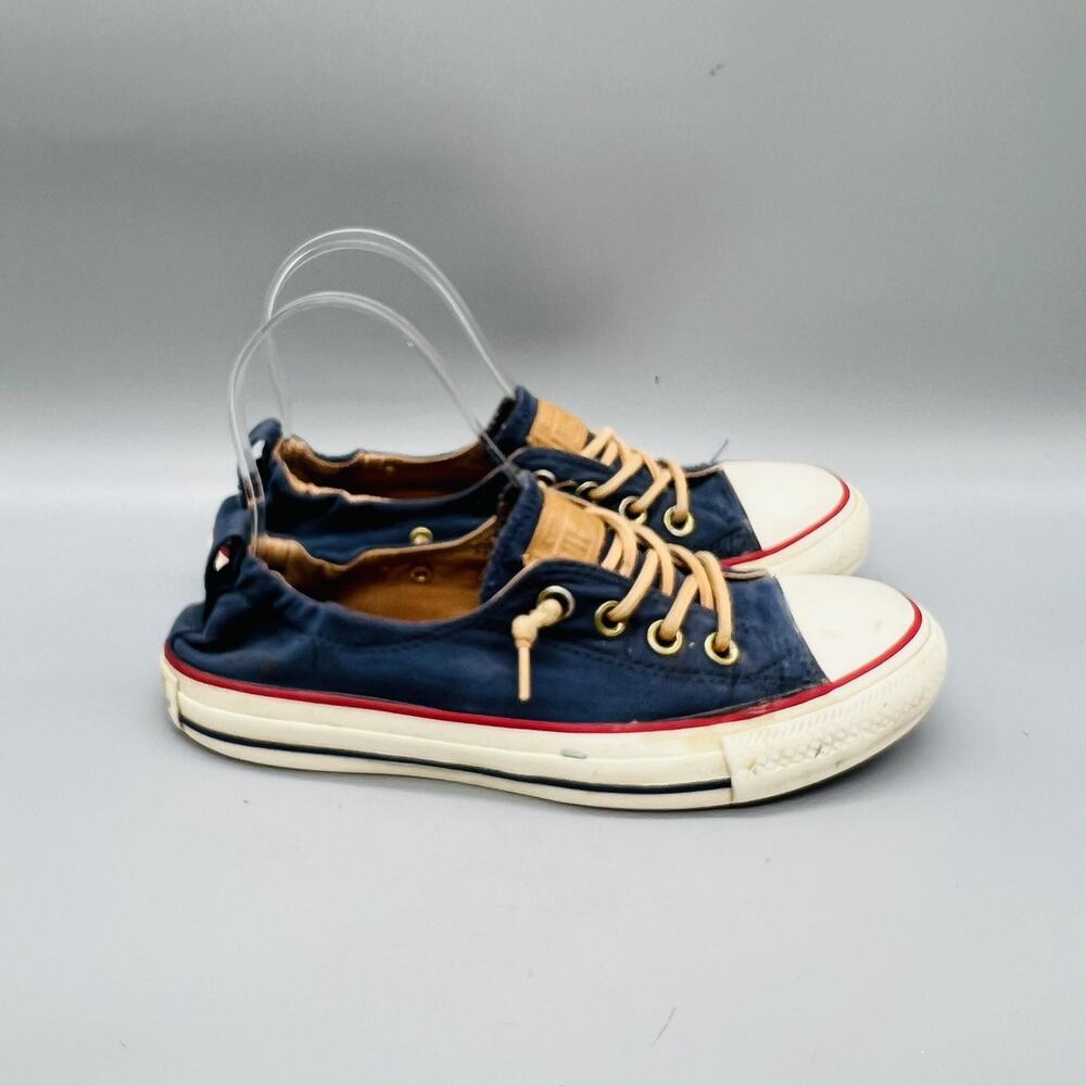Converse Shoes Womens 6.5 Blue Canvas Chuck Taylor All Star Shoreline Sneakers